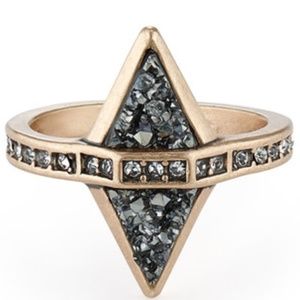 Gold Amulet ring - size 8 Chloe Isabel new sale